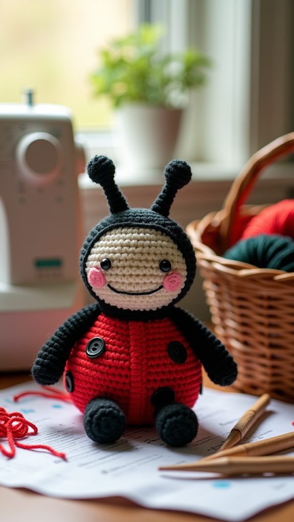 joyful insect plush toy