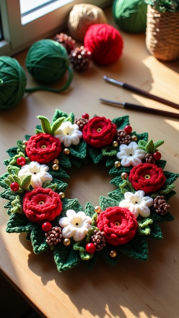 joyful seasonal door decor