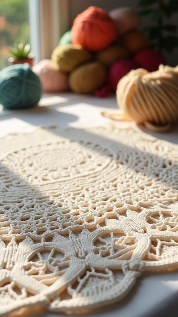lace decorative table cover
