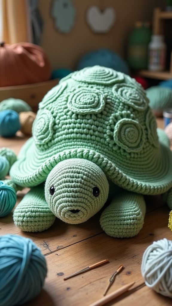 large soft turtle toy