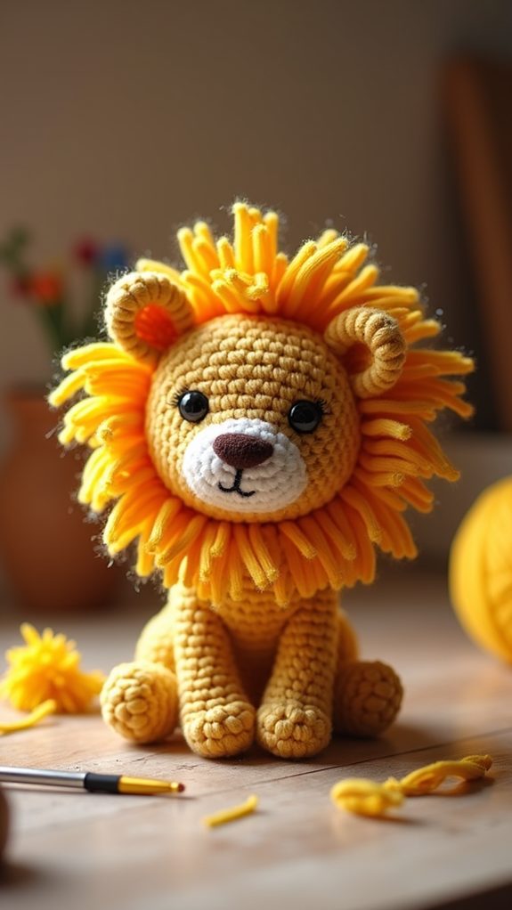 lion embroidery design pattern