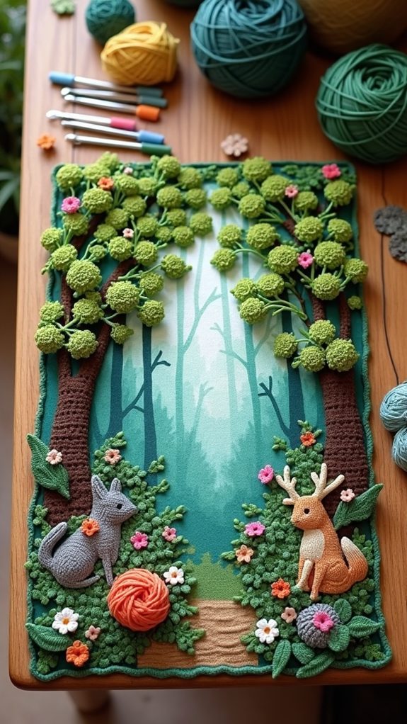 magical woodland landscape imagery
