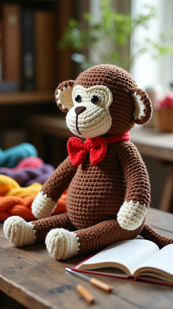 oversized handmade crochet toy