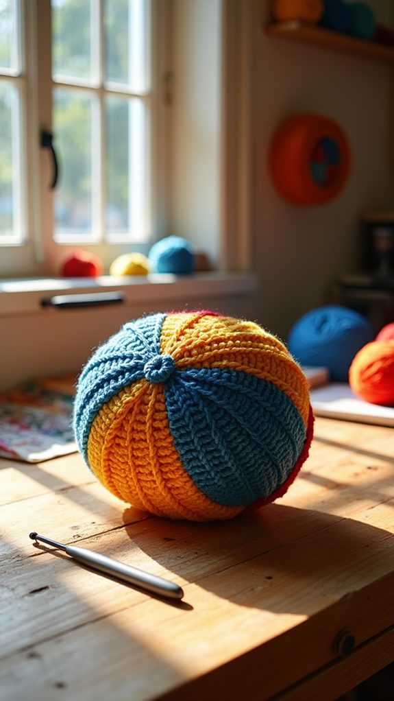 oversized soft toy sphere