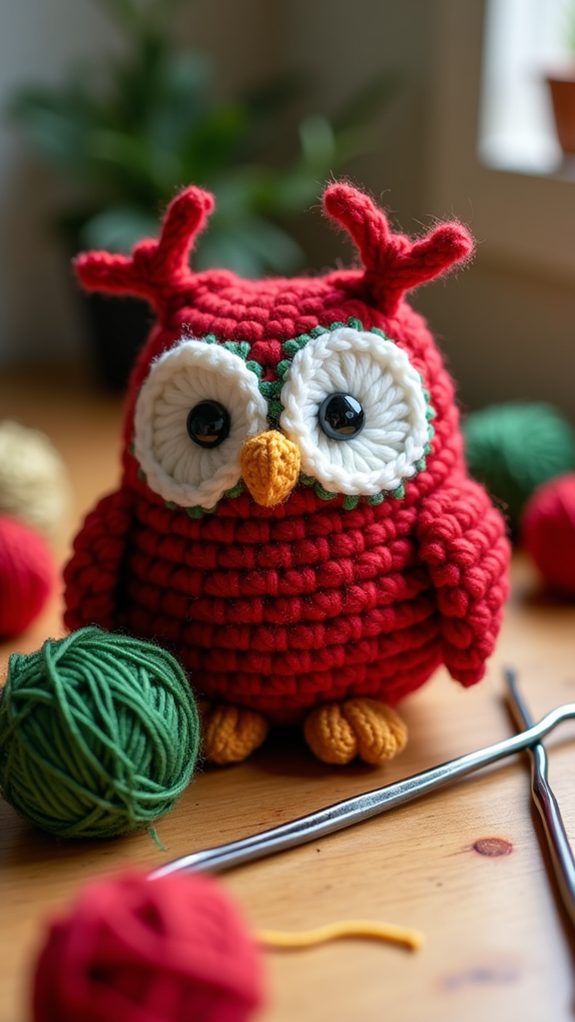 owl themed holiday decor item