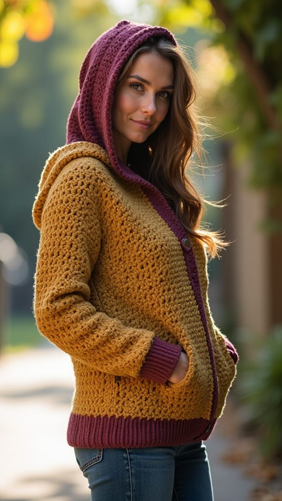 personalized crochet hoodie design