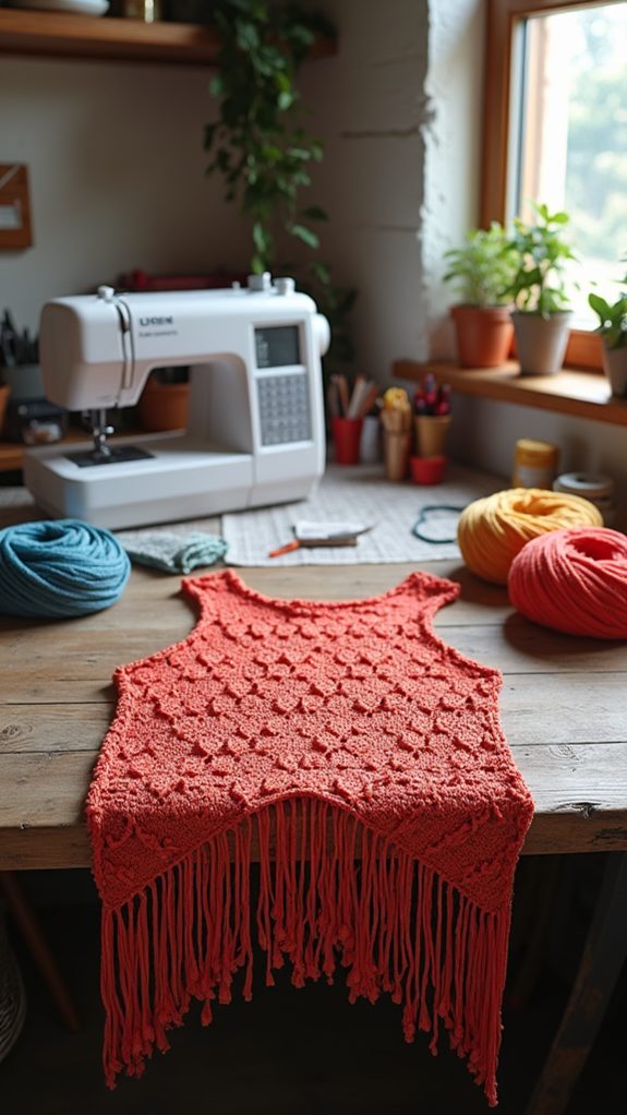 playful bohemian crochet design