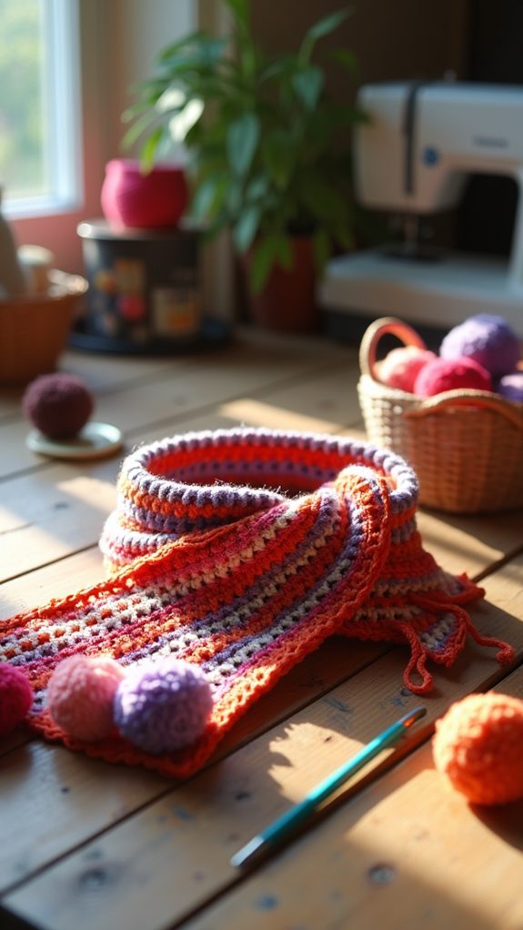playful decorative fabric accents