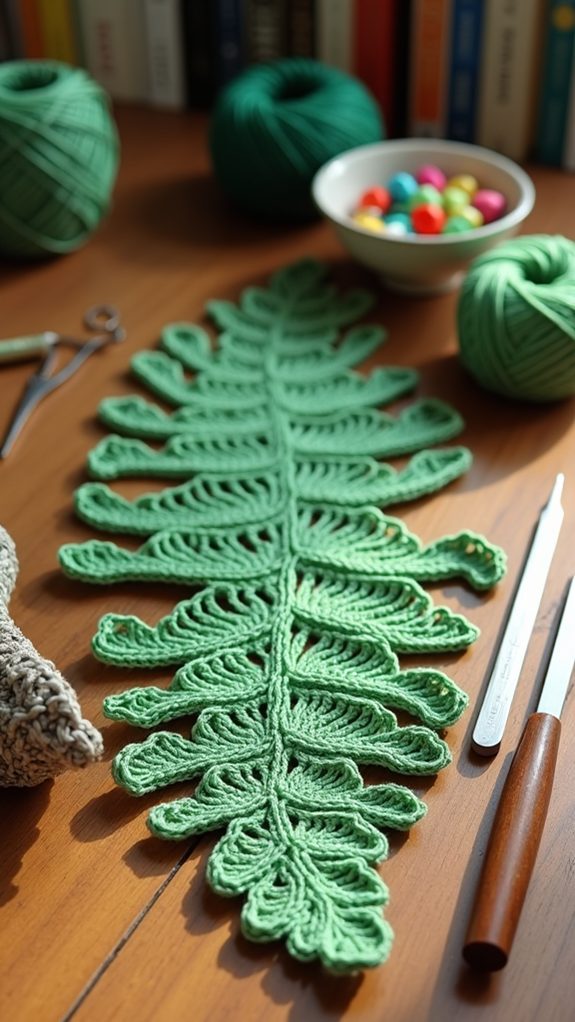playful green plant design