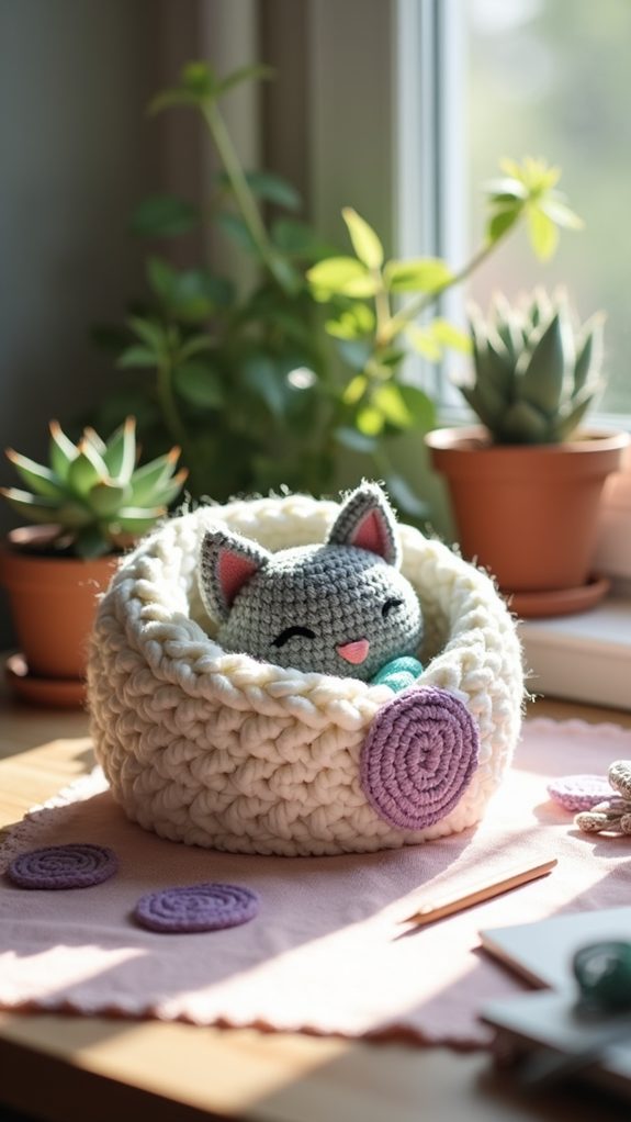 playful handmade cat shelter