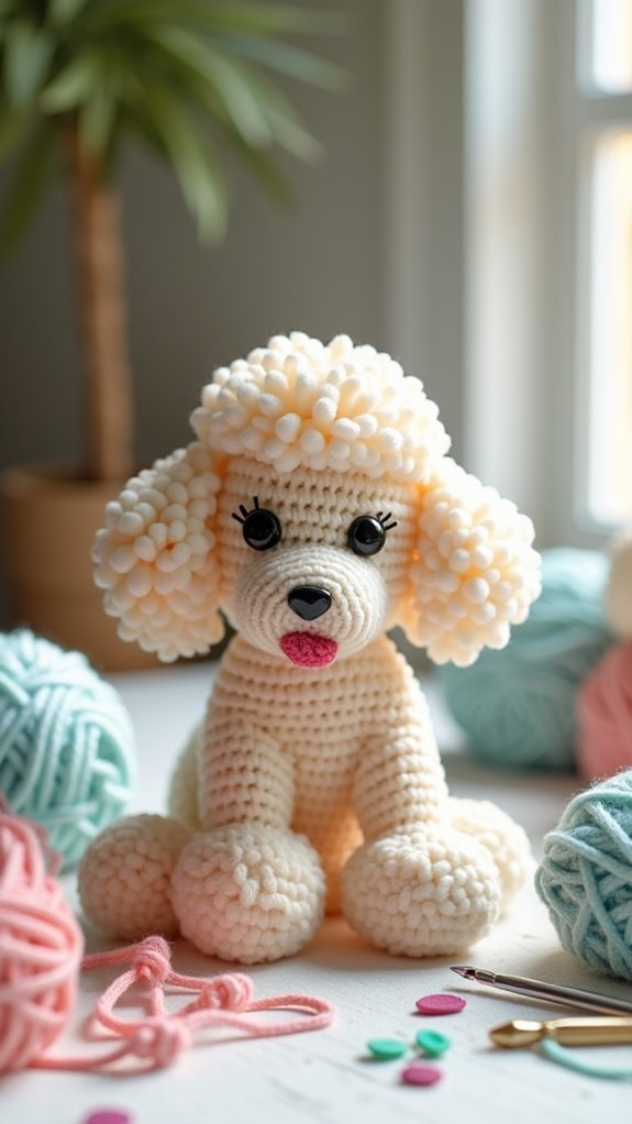 poodle plush toy design