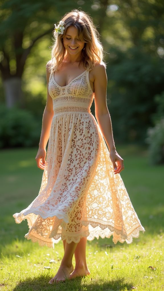 retro style midi dress
