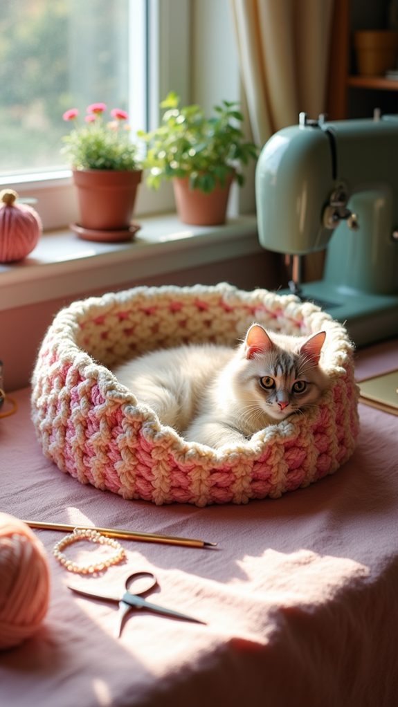 reversible crochet bedspread design