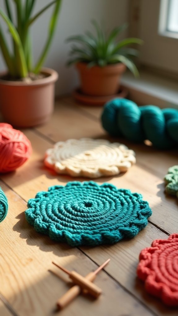 ribbed surface drink coaster