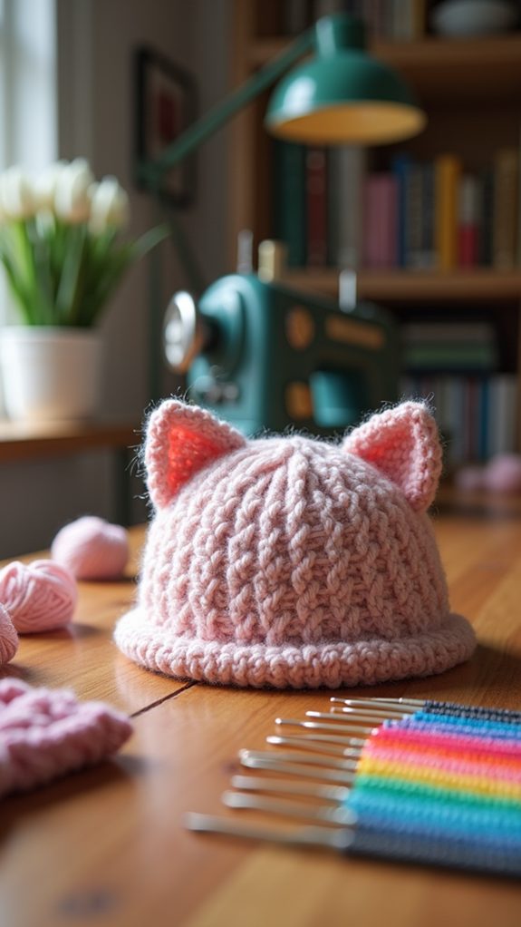 shiny feline inspired headwear