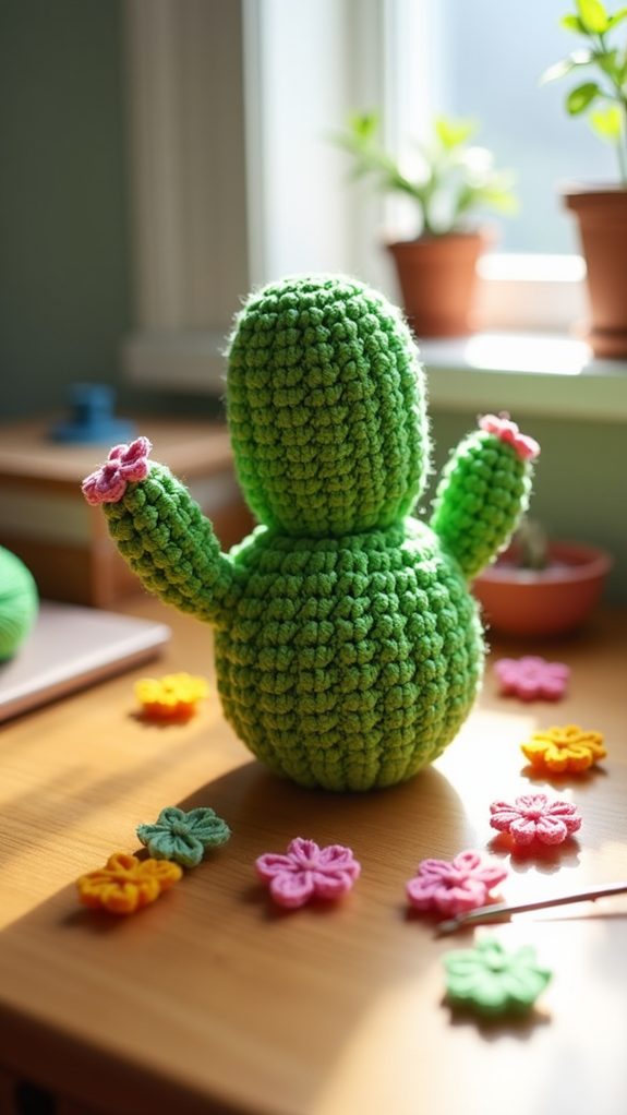 simple cactus crochet design
