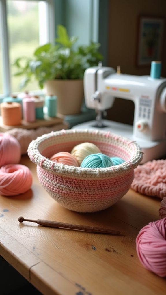simple crochet bowl tutorial
