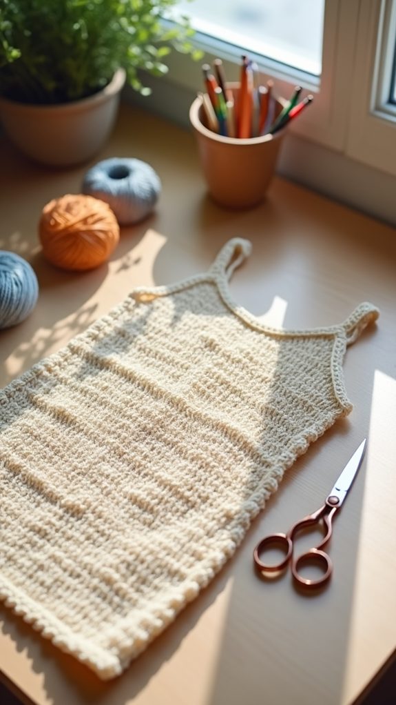 simple crochet design aesthetic