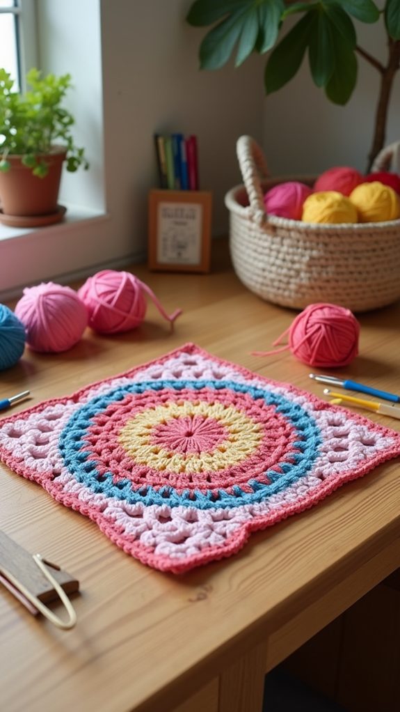 simple crochet dishcloth pattern