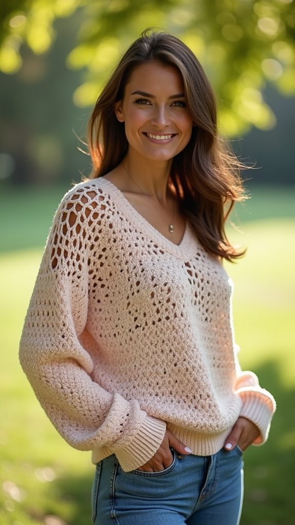 simple crochet sweater pattern