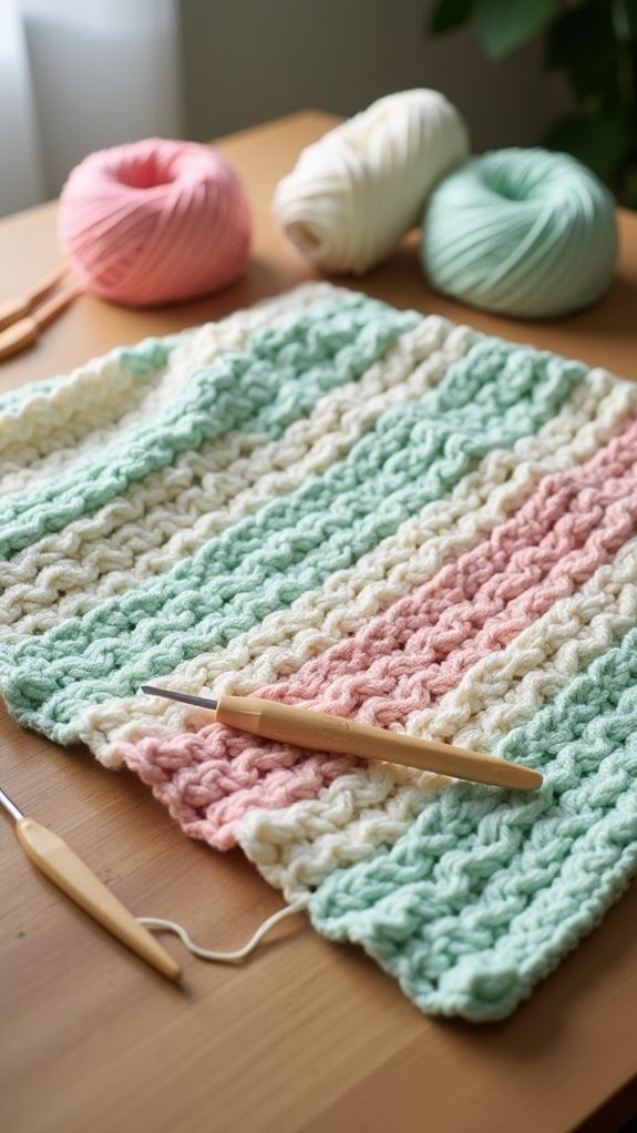 simple knit blanket pattern