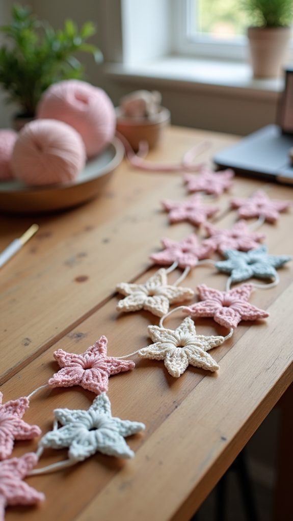 small decorative star garland