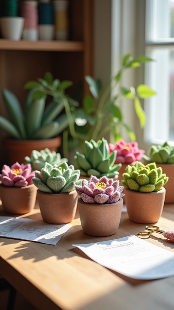 small handmade plant collection