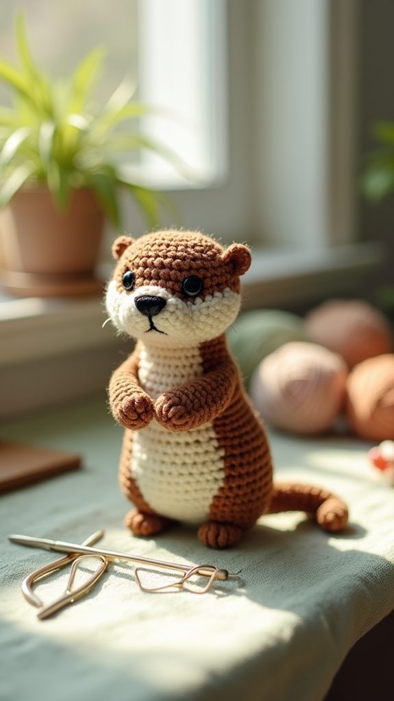 small otter statue collectible