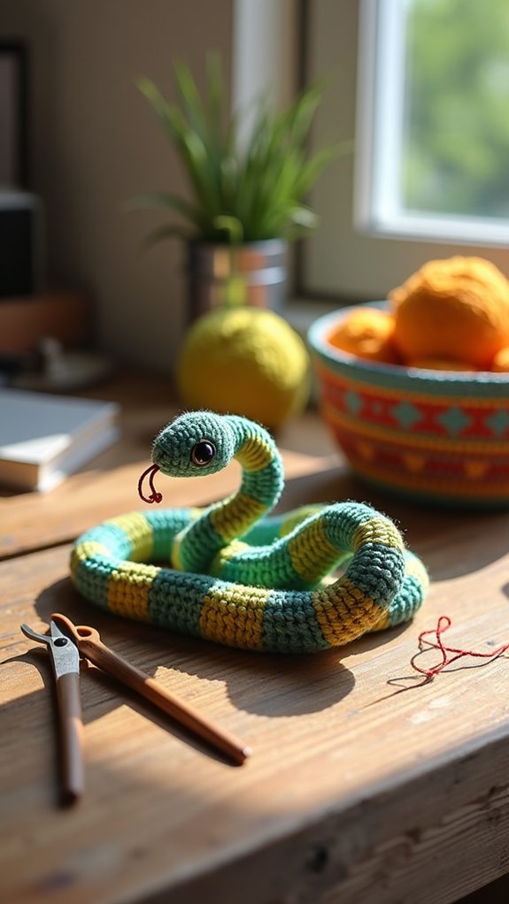 small snake statue collectible