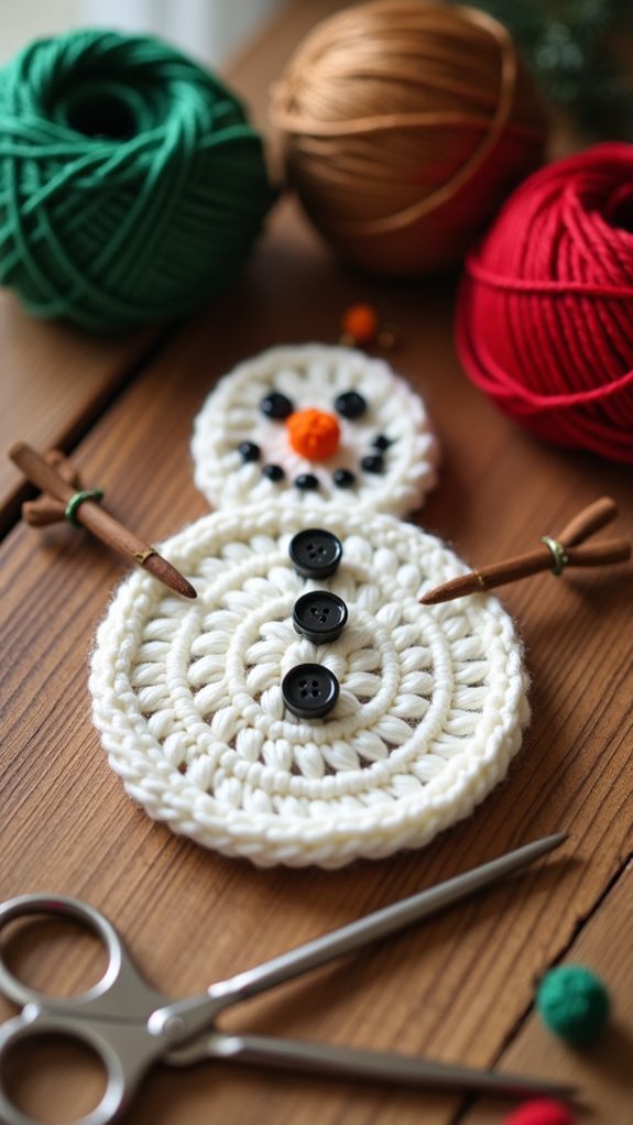 snowman embroidery design pattern