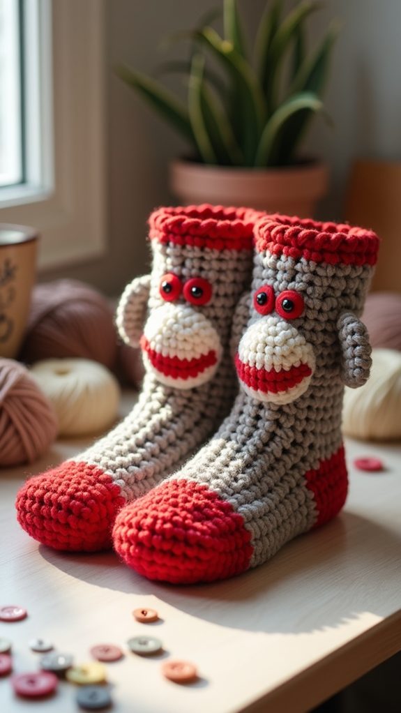 sock monkey design concept