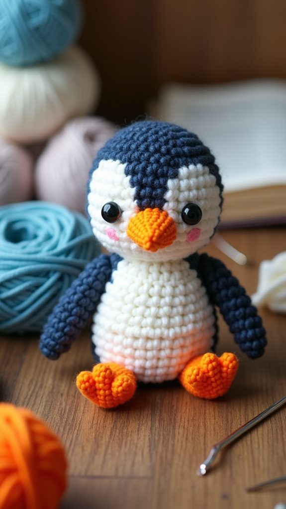 soft adorable penguin toy