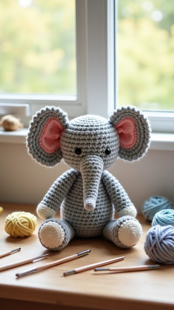 soft elephant stuffed animal
