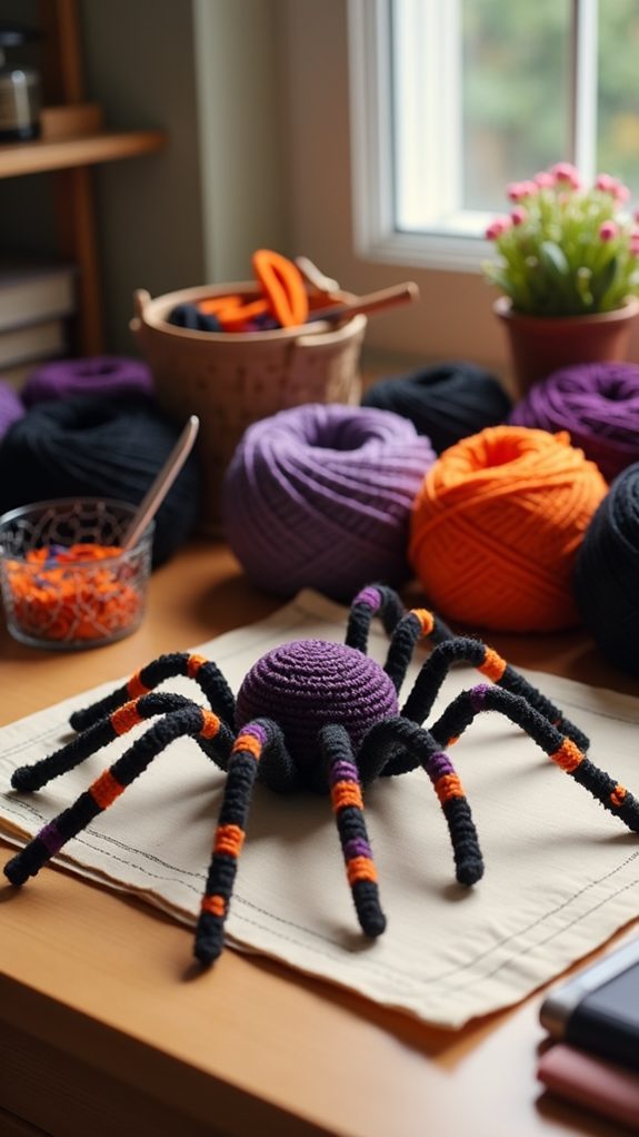 spider amigurumi crochet pattern
