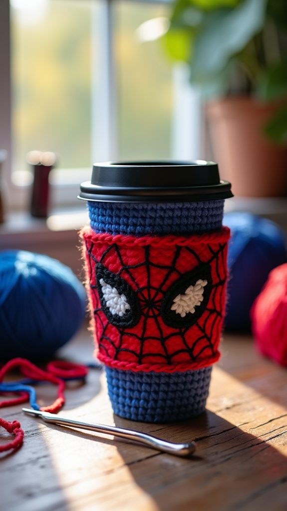 spiderman themed beverage holder