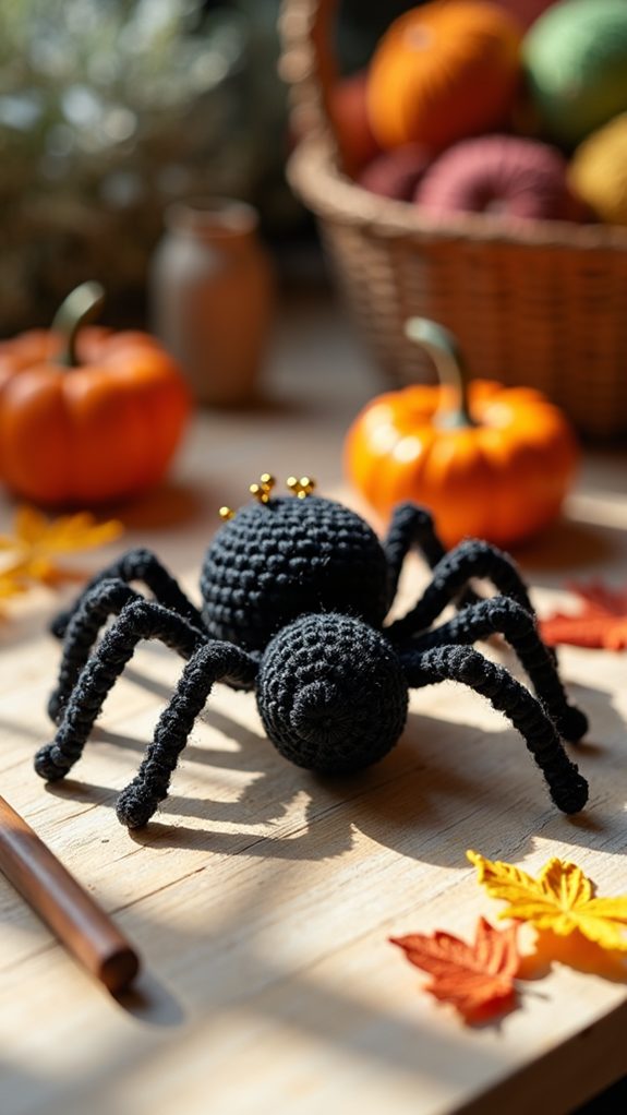 spooky spider art project