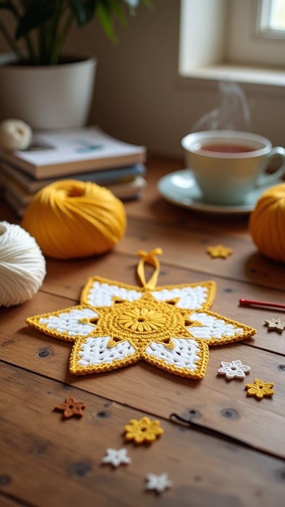 star shaped holiday decoration