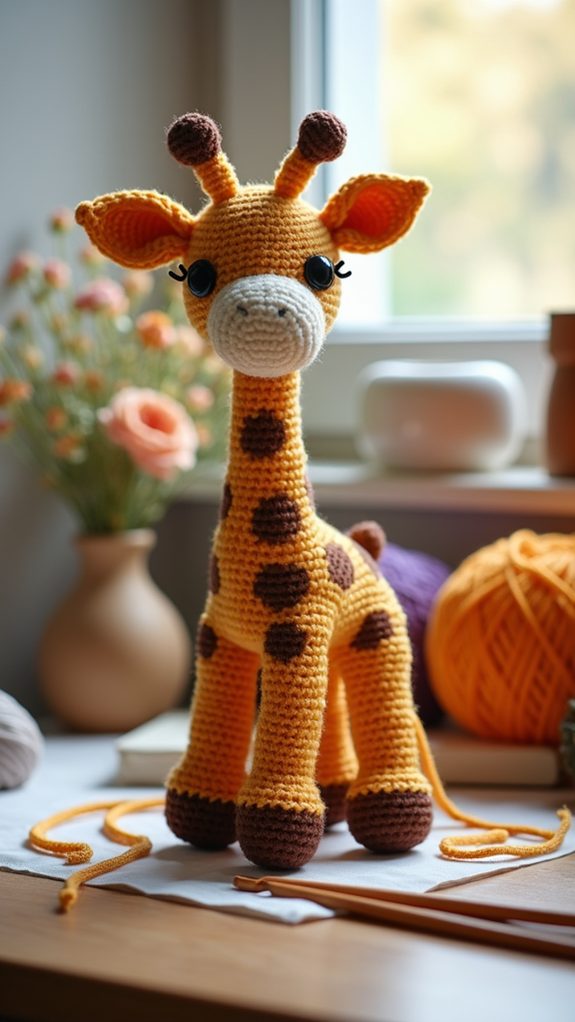 striped patterned safari giraffe