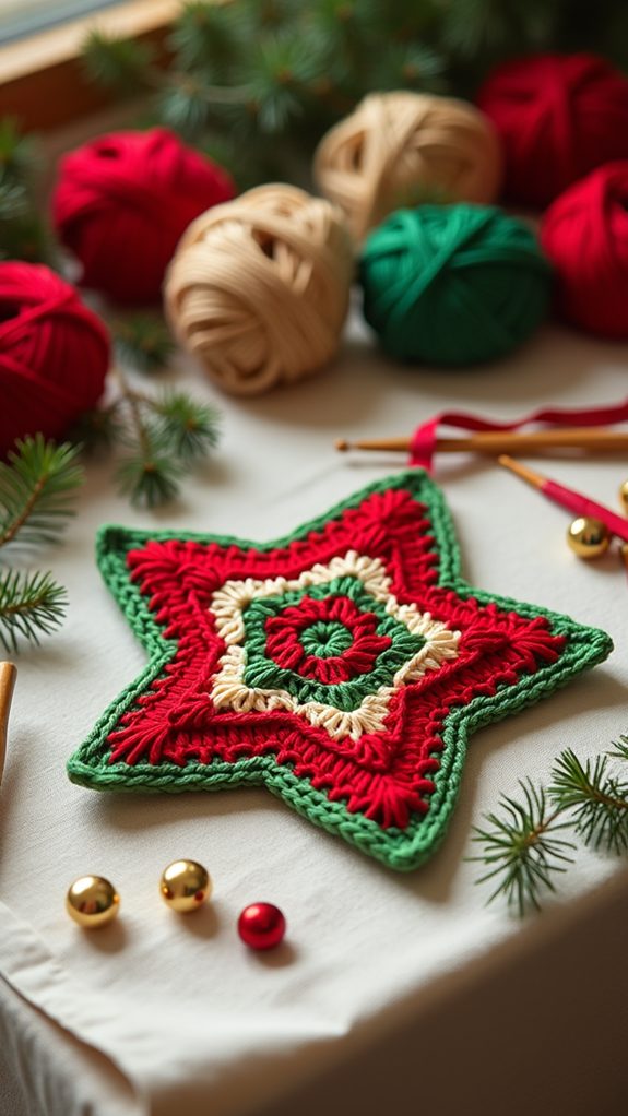 stunning crochet star creation