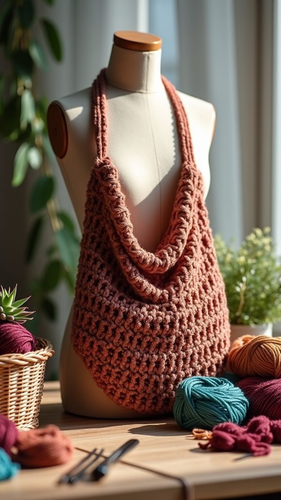 stylish bohemian shoulder bag