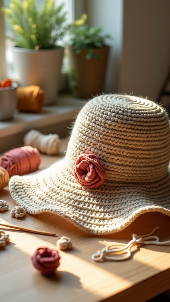 stylish bohemian sun protection