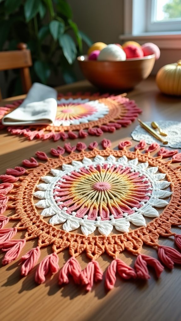 stylish bohemian table decor