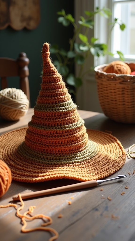 stylish bohemian witch hat