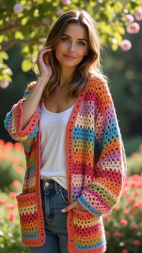 stylish cardigan featuring pockets