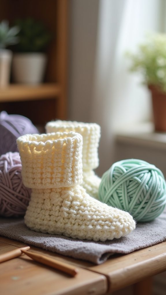 stylish crochet boot accessories
