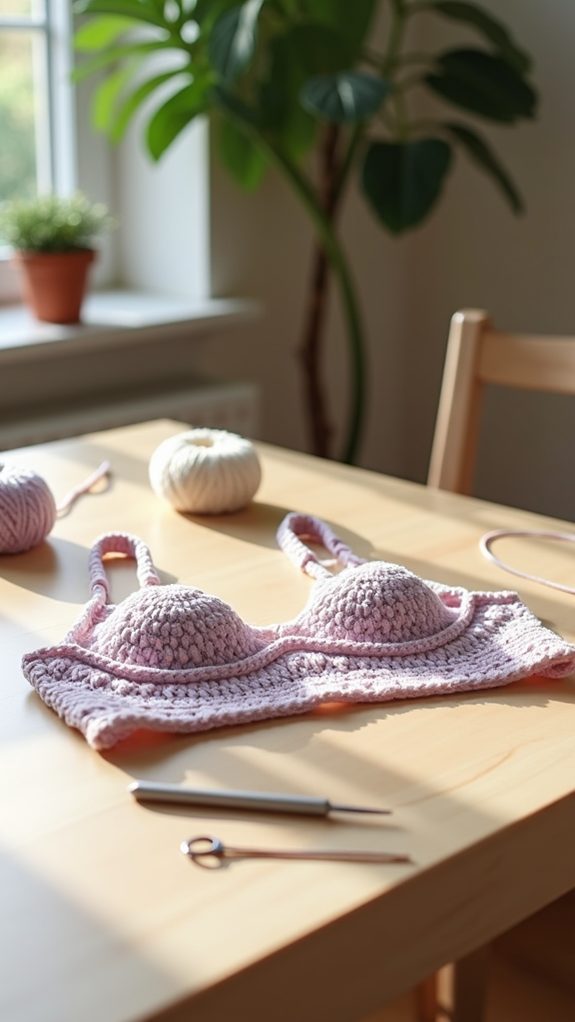 stylish crochet bralette design