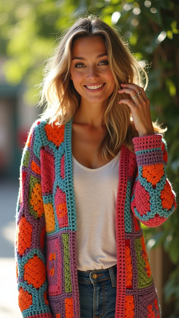 stylish crochet cardigan for everyone