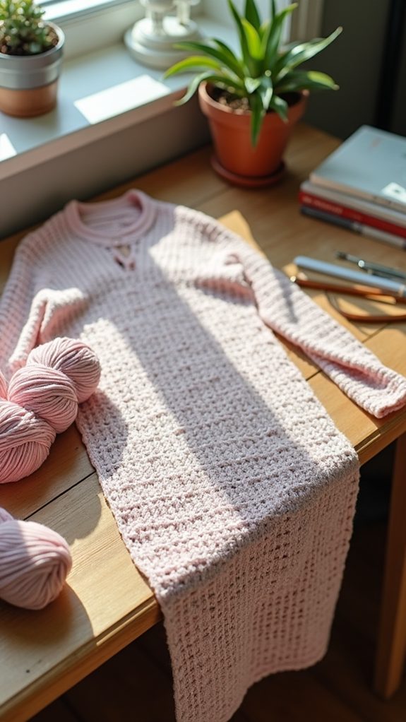 stylish crochet tunic design
