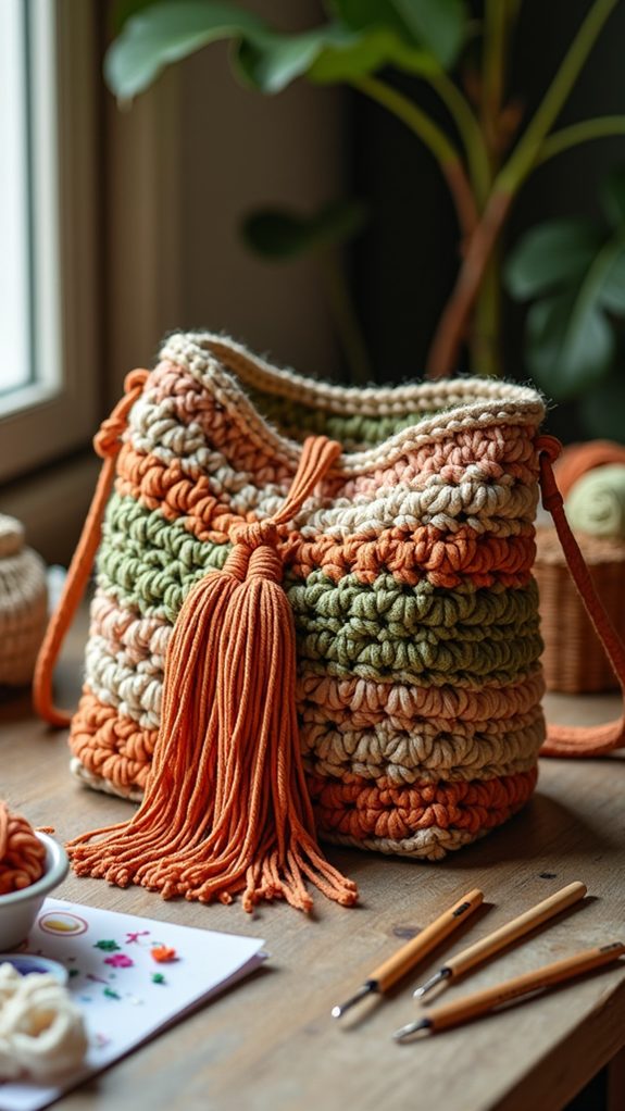stylish handcrafted crochet accessory