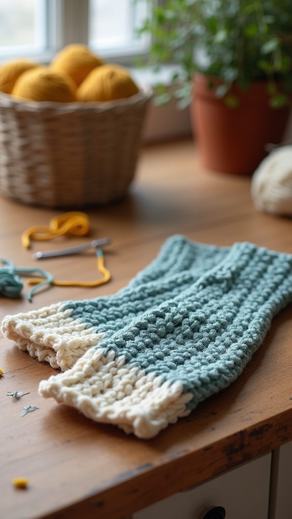 stylish knitted hand accessories